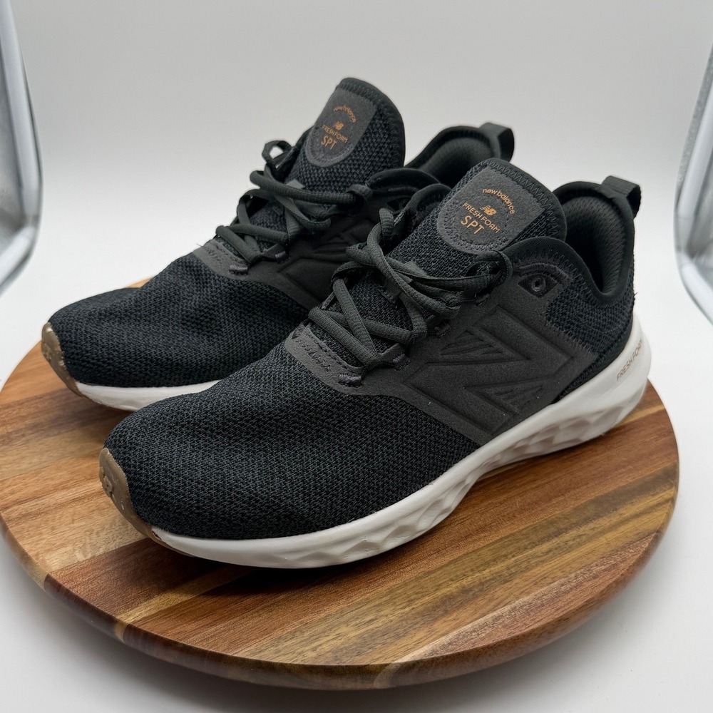 New Balance Women's Size 9 1/2 Fresh Foam SPT Black Grey Running Shoes 0765